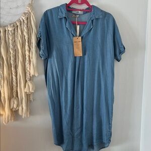 Thread & Supply Blue Denim Dress